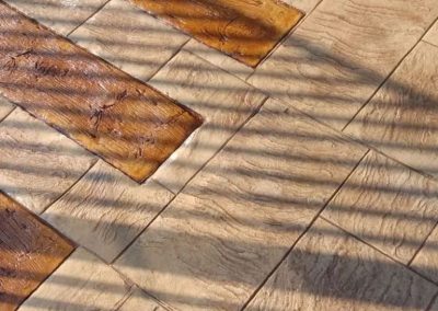 Hormigones Estampados Newen - pisos diseños de madera